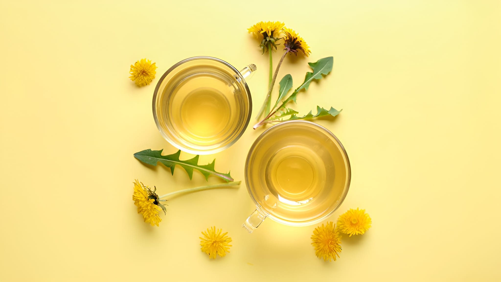 Image of dandelion tea, representing how to ingest dandelion for blood pressure.