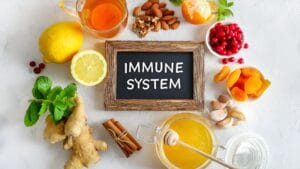 An array of food that can all be used as immune system supplements.