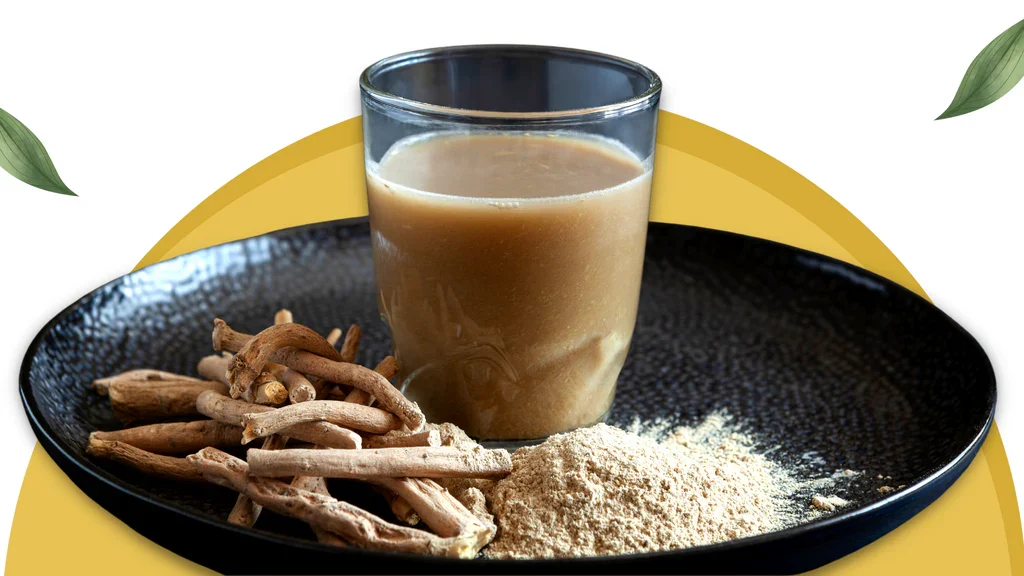 Serene image of a cup of Ashwagandha tea.